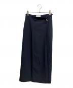 RIM.ARKリムアーク）の古着「Lower part pleats SK」｜ネイビー