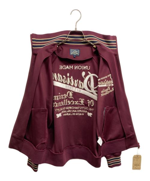 STUDIO D'ARTISAN（ステュディオダルチザン）STUDIO D'ARTISAN (ステュディオダルチザン) トラックジャケット バーガンディー サイズ:Lの古着・服飾アイテム