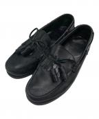 BEAMS×PARABOOTビームス×パラブーツ）の古着「別注タッセルデッキシューズ」｜ブラック