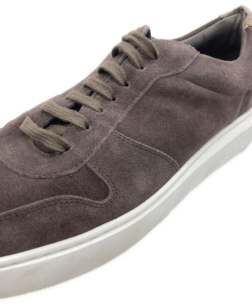 HERNO（ヘルノ）HERNO (ヘルノ) スウェードローカットスニーカー ブラウン サイズ:UK7.5の古着・服飾アイテム