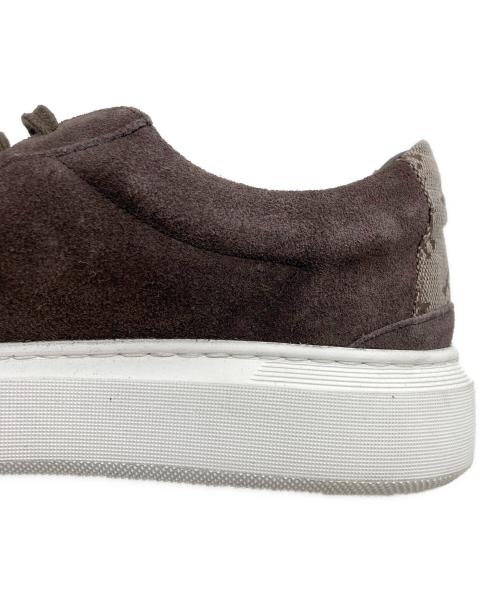 HERNO（ヘルノ）HERNO (ヘルノ) スウェードローカットスニーカー ブラウン サイズ:UK7.5の古着・服飾アイテム