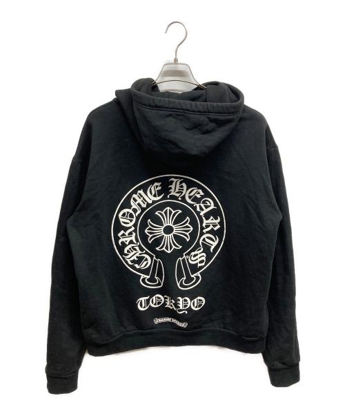 CHROME HEARTS（クロムハーツ）CHROME HEARTS (クロムハーツ) ホースシューパーカー ブラック サイズ:Sの古着・服飾アイテム