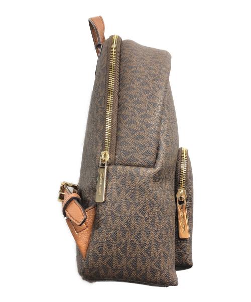 MICHAEL KORS（マイケル・コース）MICHAEL KORS (マイケル・コース) MD BACKPACK ブラウンの古着・服飾アイテム