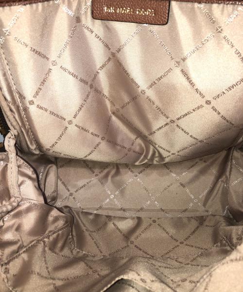MICHAEL KORS（マイケル・コース）MICHAEL KORS (マイケル・コース) MD BACKPACK ブラウンの古着・服飾アイテム