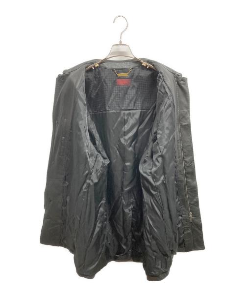 D'URBAN（ダーバン）D'URBAN (ダーバン) レザーコート ブラック サイズ:LLの古着・服飾アイテム