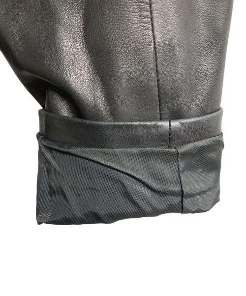 D'URBAN（ダーバン）D'URBAN (ダーバン) レザーコート ブラック サイズ:LLの古着・服飾アイテム