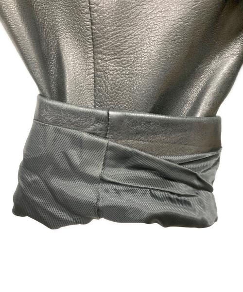 D'URBAN（ダーバン）D'URBAN (ダーバン) レザーコート ブラック サイズ:LLの古着・服飾アイテム