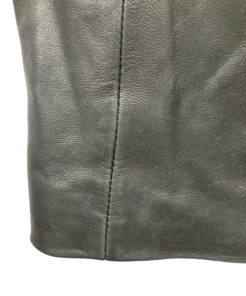 D'URBAN（ダーバン）D'URBAN (ダーバン) レザーコート ブラック サイズ:LLの古着・服飾アイテム