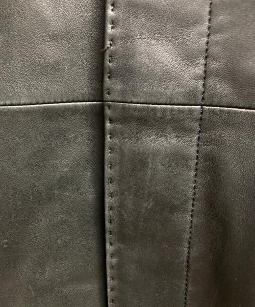 D'URBAN（ダーバン）D'URBAN (ダーバン) レザーコート ブラック サイズ:LLの古着・服飾アイテム