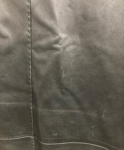 D'URBAN（ダーバン）D'URBAN (ダーバン) レザーコート ブラック サイズ:LLの古着・服飾アイテム