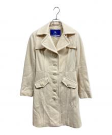 BURBERRY BLUE LABEL（バーバリー ブルー レーベル）の古着「ウールコート」｜アイボリー