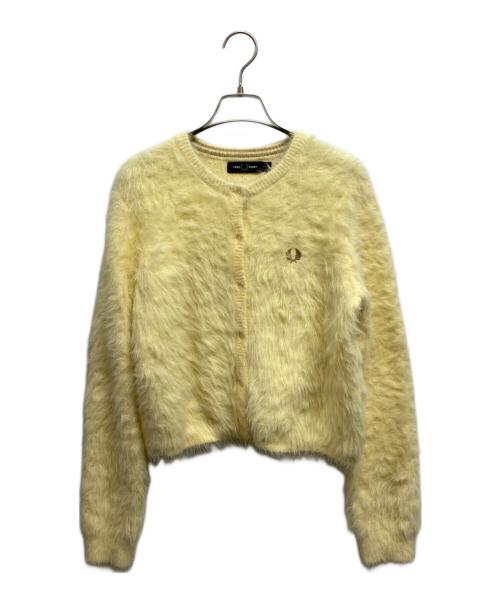 FRED PERRY（フレッドペリー）FRED PERRY (フレッドペリー) シャギーニットカーディガン イエロー サイズ:UK10の古着・服飾アイテム