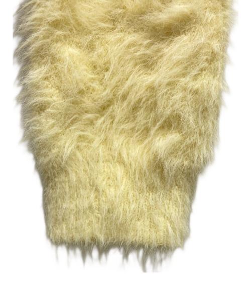 FRED PERRY（フレッドペリー）FRED PERRY (フレッドペリー) シャギーニットカーディガン イエロー サイズ:UK10の古着・服飾アイテム