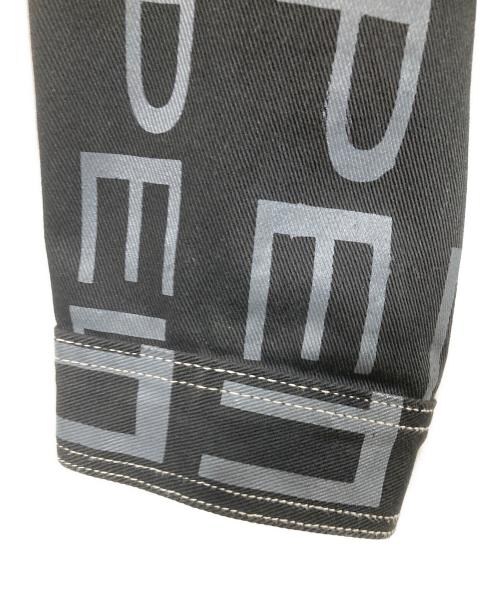 pellepelle（ペレペレ）pellepelle (ペレペレ) 総柄ジャケット ブラック サイズ:XXLの古着・服飾アイテム