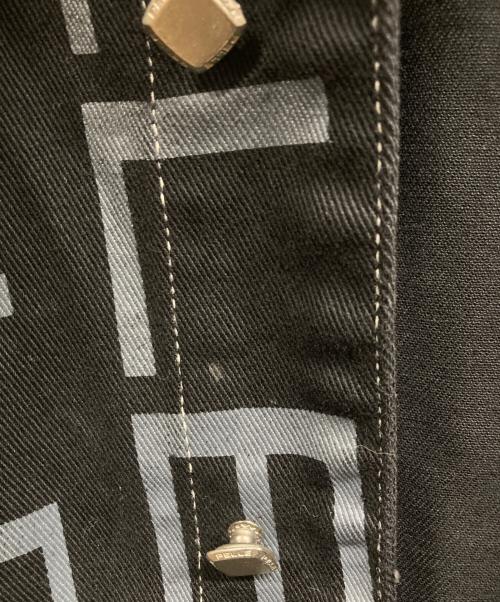 pellepelle（ペレペレ）pellepelle (ペレペレ) 総柄ジャケット ブラック サイズ:XXLの古着・服飾アイテム