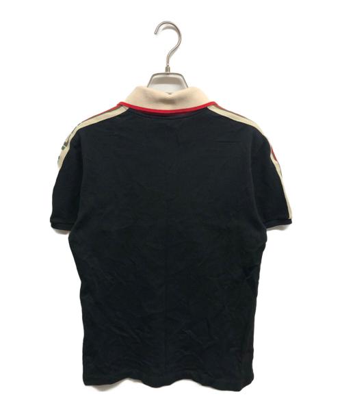 GUCCI（グッチ）GUCCI (グッチ) Stretch Cotton Piquet Polo ブラック サイズ:Sの古着・服飾アイテム