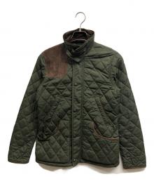 POLO RALPH LAUREN（ポロ・ラルフローレン）の古着「キルティング中綿ジャケット」｜グリーン