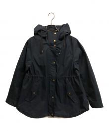 SLOBE IENA（スローブ イエナ）の古着「2WAYミドルミリタリーフードブルゾン」｜ネイビー