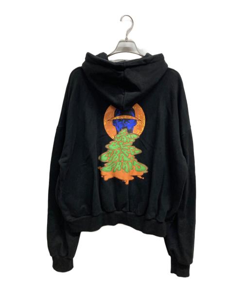 HANGOVERS CLOTHES（ハングオーバーズ クロージズ）HANGOVERS CLOTHES (ハングオーバーズ クロージズ) プルオーバーパーカー ブラック サイズ:Lの古着・服飾アイテム