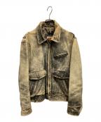 HARLEY-DAVIDSONハーレーダビッドソン）の古着「A-2 レザージャケット/HARLEY-DAVIDSON/ジャケット」｜ブラウン