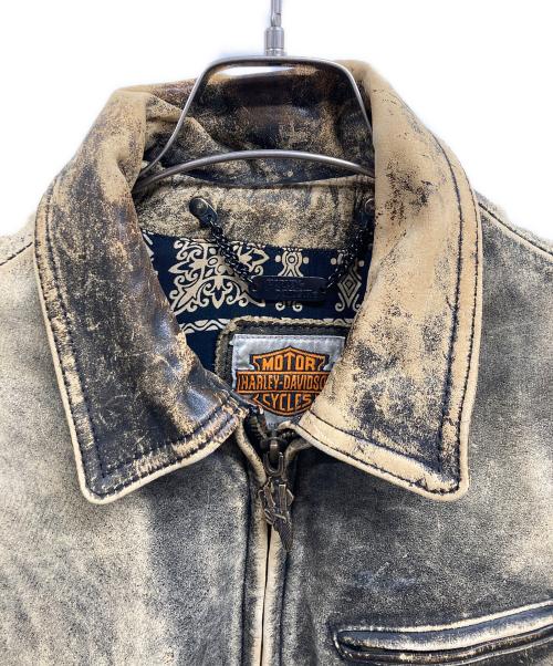 HARLEY-DAVIDSON（ハーレーダビッドソン）HARLEY-DAVIDSON (ハーレーダビッドソン) A-2 レザージャケット/	HARLEY-DAVIDSON/ジャケット ブラウン サイズ:38の古着・服飾アイテム