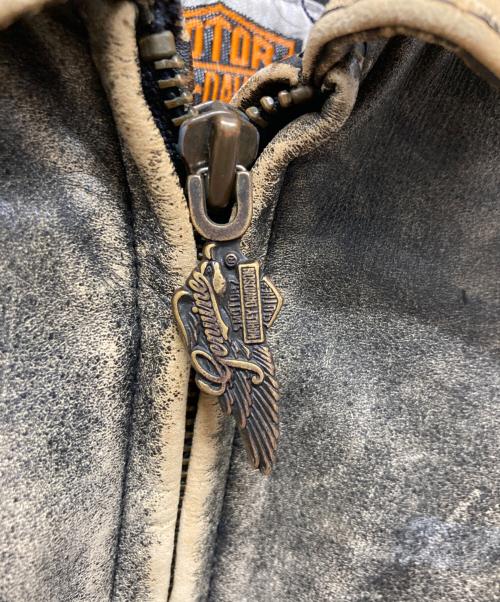 HARLEY-DAVIDSON（ハーレーダビッドソン）HARLEY-DAVIDSON (ハーレーダビッドソン) A-2 レザージャケット/	HARLEY-DAVIDSON/ジャケット ブラウン サイズ:38の古着・服飾アイテム