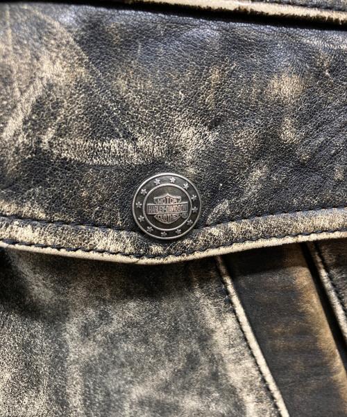 HARLEY-DAVIDSON（ハーレーダビッドソン）HARLEY-DAVIDSON (ハーレーダビッドソン) A-2 レザージャケット/	HARLEY-DAVIDSON/ジャケット ブラウン サイズ:38の古着・服飾アイテム