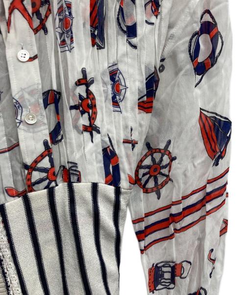 JUNYA WATANABE COMME des GARCONS（(ジュンヤワタナベ コムデギャルソン）JUNYA WATANABE COMME des GARCONS ((ジュンヤワタナベ コムデギャルソン) Layered Patterned Dress ホワイト サイズ:Sの古着・服飾アイテム