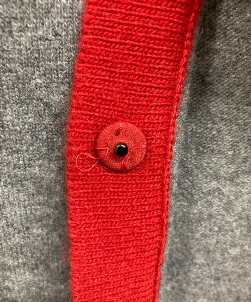 N21（ヌメロ ヴェントゥーノ）N21 (ヌメロ ヴェントゥーノ) ビジューカーディガン グレー サイズ:FREEの古着・服飾アイテム