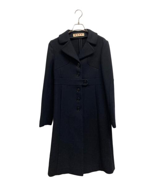MARNI（マルニ）MARNI (マルニ) Pコート ブラック サイズ:40の古着・服飾アイテム