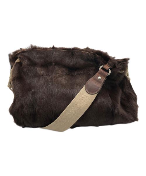 MARNI（マルニ）MARNI (マルニ) ファーショルダーバッグ ブラウンの古着・服飾アイテム