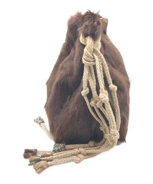 MARNI（マルニ）MARNI (マルニ) ファーショルダーバッグ ブラウンの古着・服飾アイテム