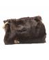 MARNI (マルニ) ファーショルダーバッグ ブラウン：9000円