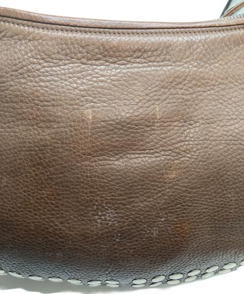 MARNI（マルニ）MARNI (マルニ) レザーバッグ ブラウンの古着・服飾アイテム