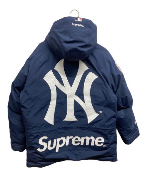 SUPREME（シュプリーム）Supreme (シュプリーム) New York Yankees GORE-TEX 700-Fill Down Jacket ネイビー サイズ:Mの古着・服飾アイテム