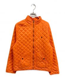 POLO RALPH LAUREN（ポロ・ラルフローレン）の古着「キルティングジャケット」｜オレンジ