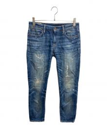 POLO RALPH LAUREN（ポロ・ラルフローレン）の古着「ダメージデニムパンツ」｜インディゴ