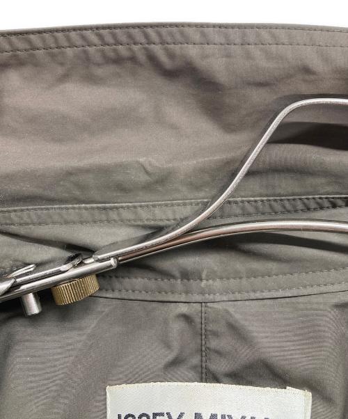 ISSEY MIYAKE（イッセイミヤケ）ISSEY MIYAKE (イッセイミヤケ) ドローコード ボンテージコート グリーン サイズ:2の古着・服飾アイテム