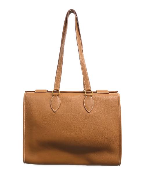 HERMES（エルメス）HERMES (エルメス) カバ35 ハンドバッグ ブラウンの古着・服飾アイテム