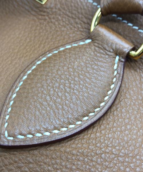 HERMES（エルメス）HERMES (エルメス) カバ35 ハンドバッグ ブラウンの古着・服飾アイテム