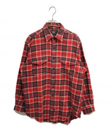 RRL（ダブルアールエル）の古着「ヘビーコットンチェックネルシャツ」｜レッド