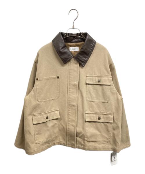 Snidel（スナイデル）Snidel (スナイデル) バリエミドルブルゾン ベージュ サイズ:1 未使用品の古着・服飾アイテム