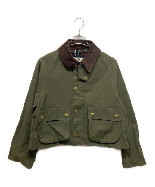 Barbour（バブアー）Barbour (バブアー) Mila Owen (ミラオーウェン) 別注ショートジャケット グリーン サイズ:F 未使用品の古着・服飾アイテム