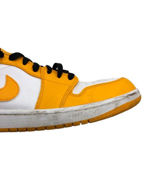 NIKE（ナイキ）NIKE (ナイキ) AIR JORDAN 1 LOW イエロー サイズ:US9.5の古着・服飾アイテム