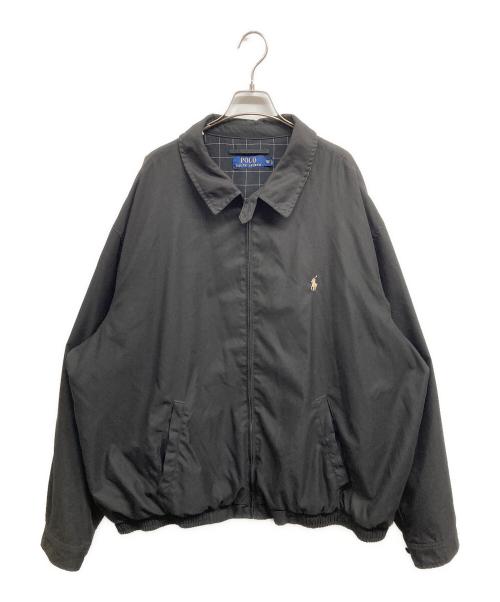 POLO RALPH LAUREN（ポロ・ラルフローレン）POLO RALPH LAUREN (ポロ・ラルフローレン) スイングトップ ブラック サイズ:3XLTの古着・服飾アイテム