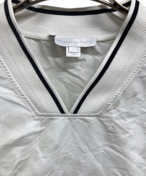 Y-3（ワイスリー）Y-3 (ワイスリー) U 3 STRIPES LS TEE ホワイト サイズ:Lの古着・服飾アイテム