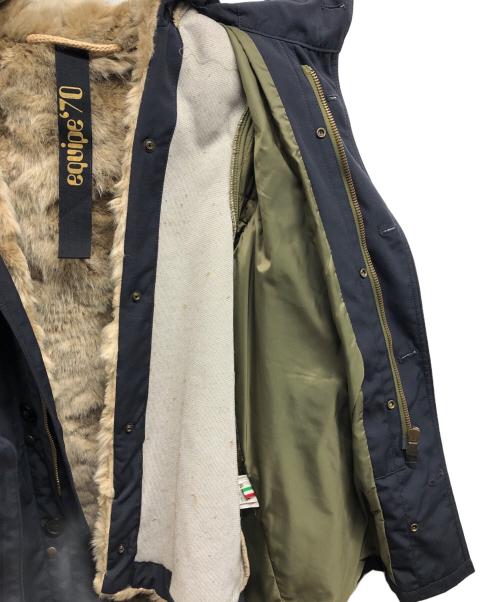 equipe70（エキップセブンティー）equipe70 (エキップセブンティー) ミニエスキモージャケット ネイビー サイズ:44の古着・服飾アイテム