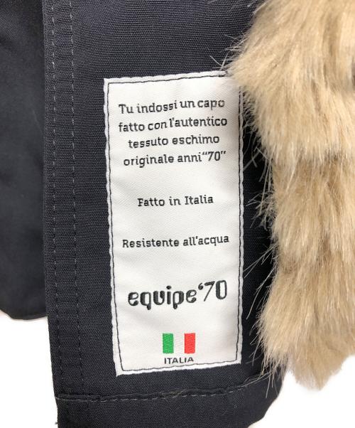 equipe70（エキップセブンティー）equipe70 (エキップセブンティー) ミニエスキモージャケット ネイビー サイズ:44の古着・服飾アイテム