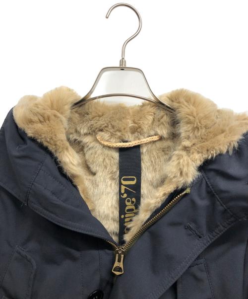equipe70（エキップセブンティー）equipe70 (エキップセブンティー) ミニエスキモージャケット ネイビー サイズ:44の古着・服飾アイテム