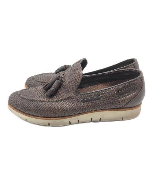 Henderson Baracco（ヘンダーソンブラッコ）HENDERSON BARACCO (ヘンダーソンブラッコ) ローファー ブラウン サイズ:40の古着・服飾アイテム